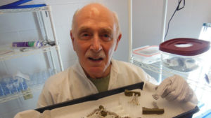 Cover photo for Bee-Killing Mite Isn’t a Vampire After All