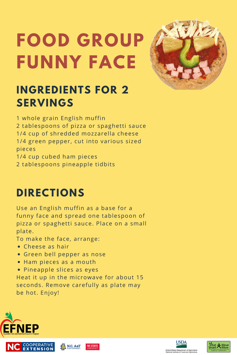 Food Group Funny Face recipe