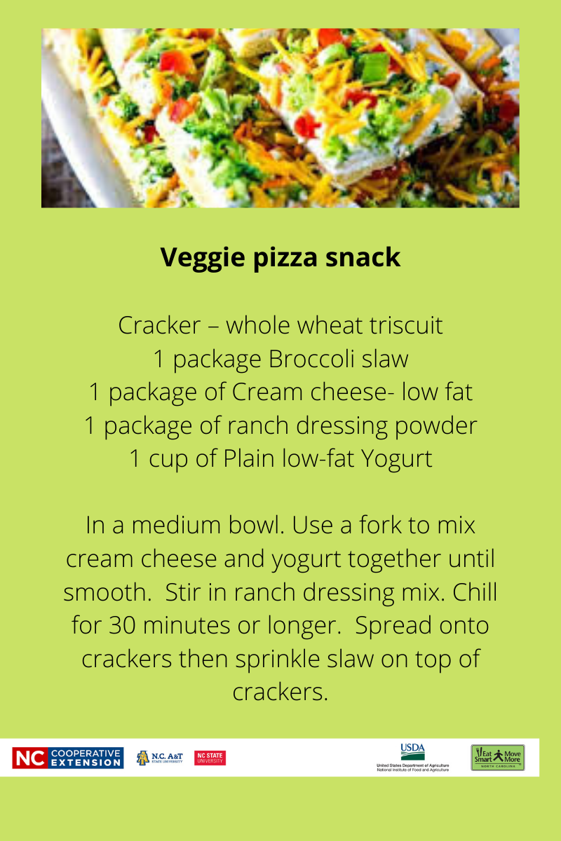 Veggie Pizza Snack