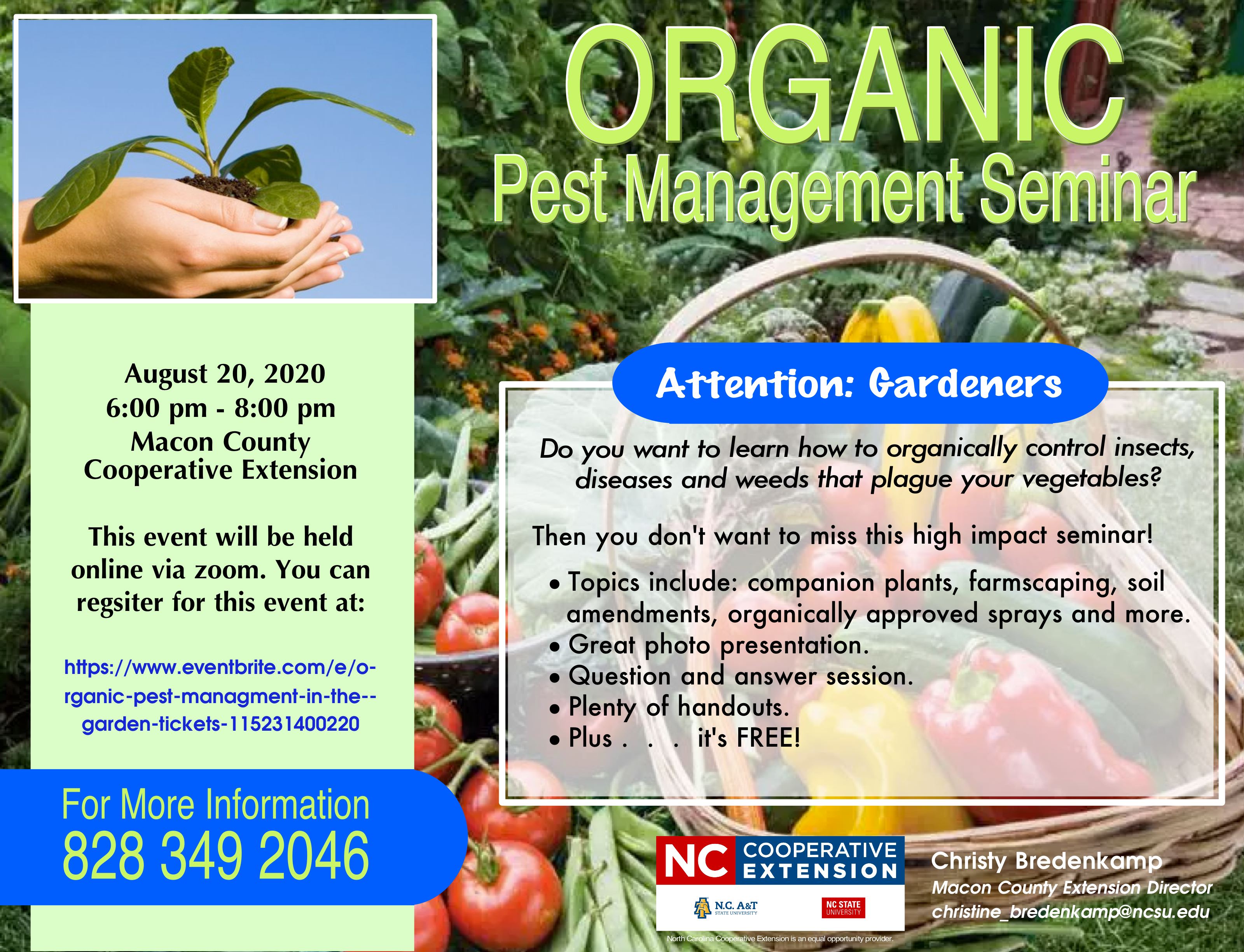 Organic Pest Management In Your Garden Nc Cooperative Extension 