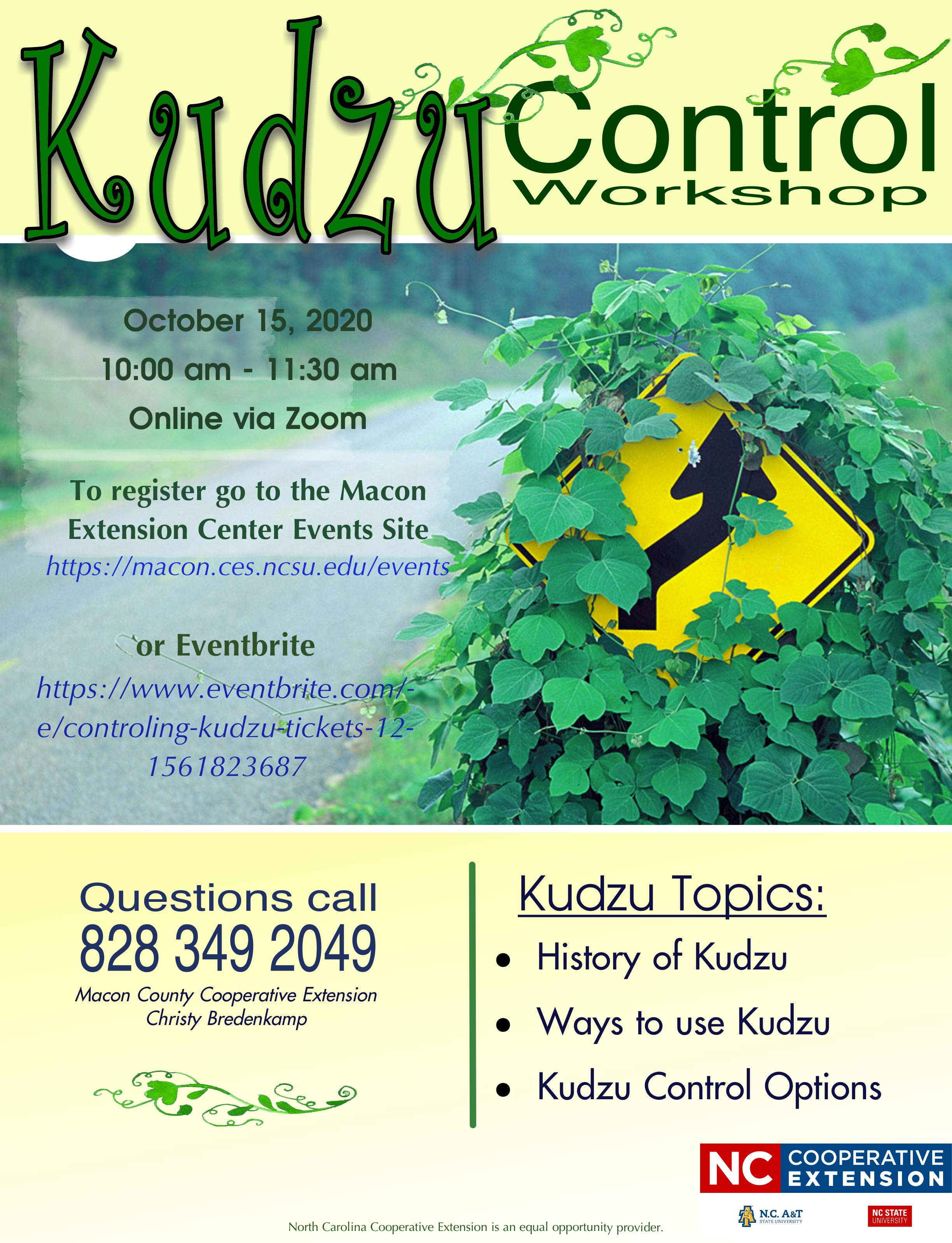 Kudzu Workshop 2020