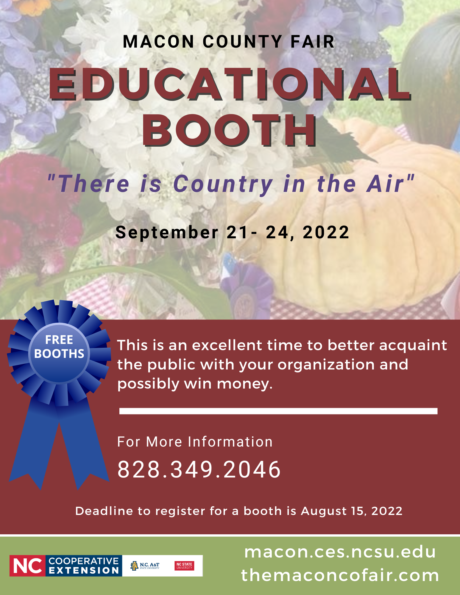 educational booth flyer