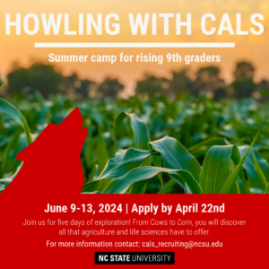 Cover photo for Howling With CALS: Summer Camp for Rising Freshmen
